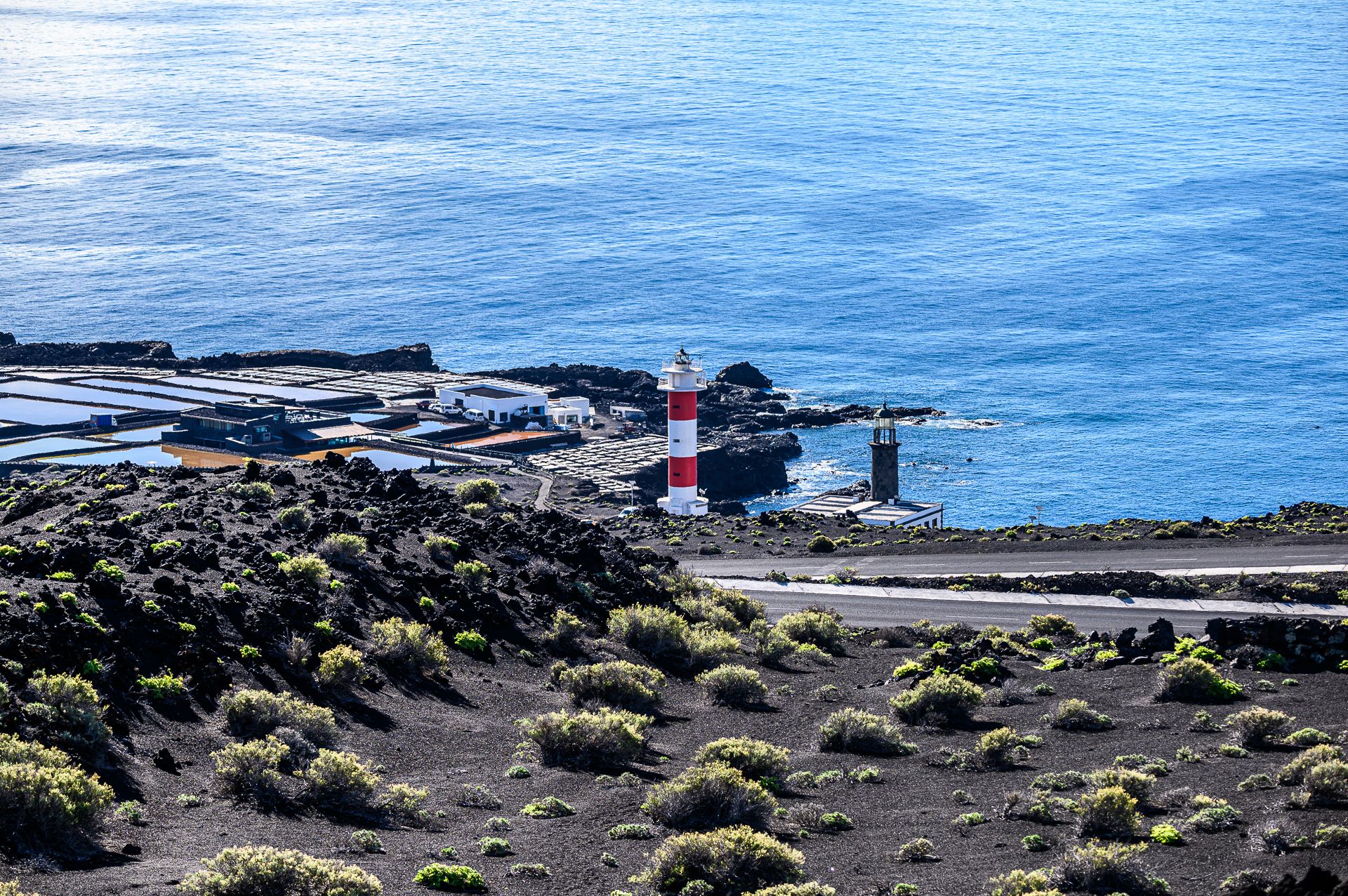 Faro de Fuencaliente von oben