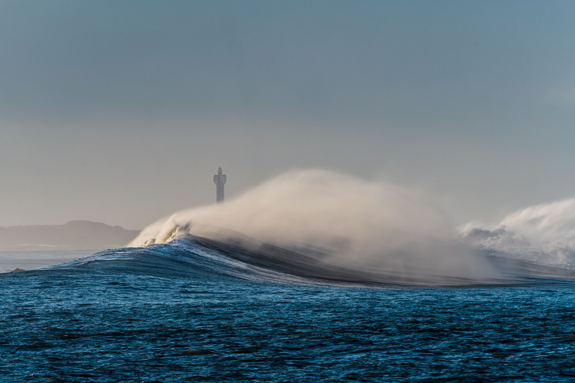 Sturm am Leuchtturm