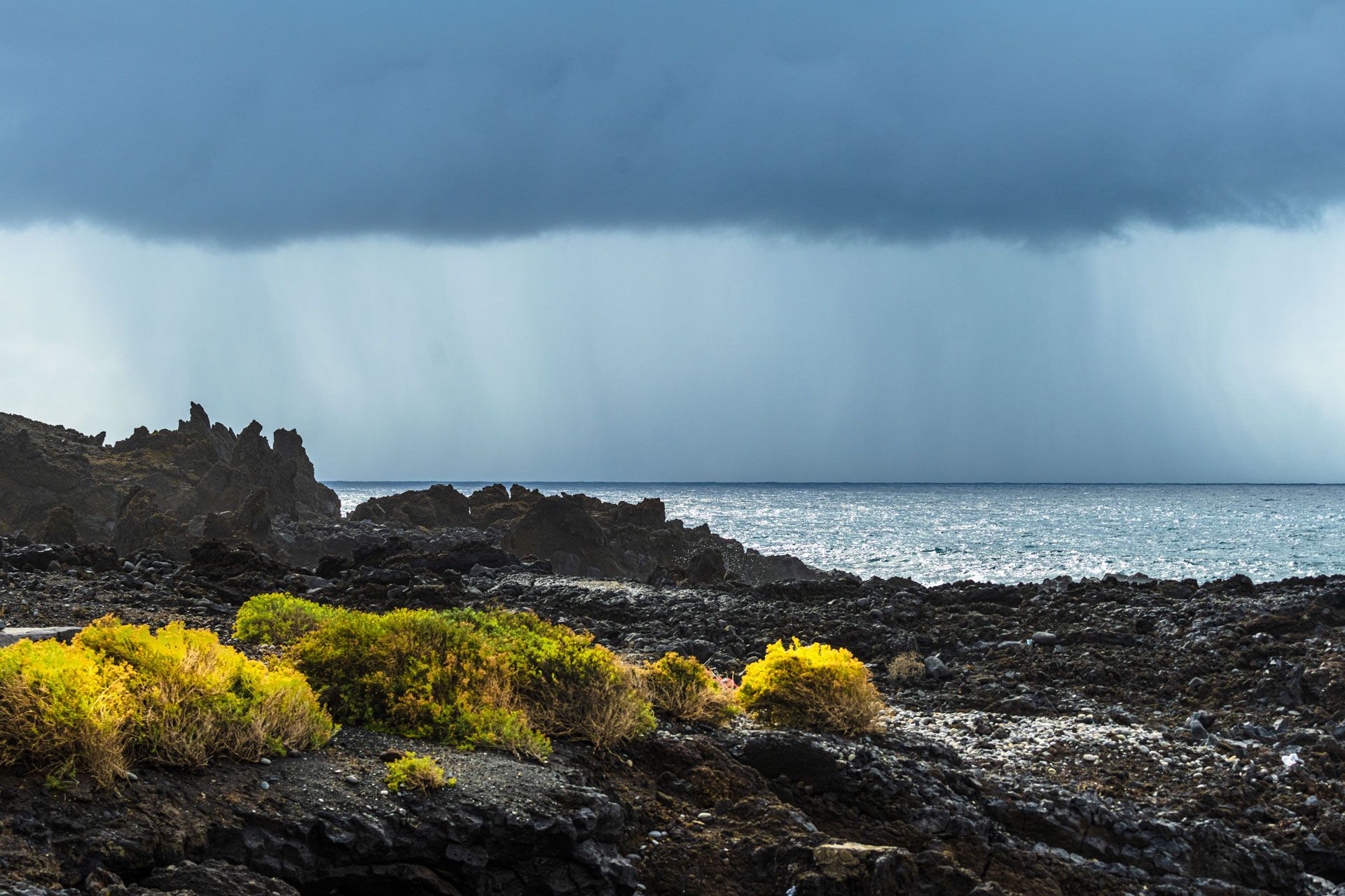 Die Regenfront kommt