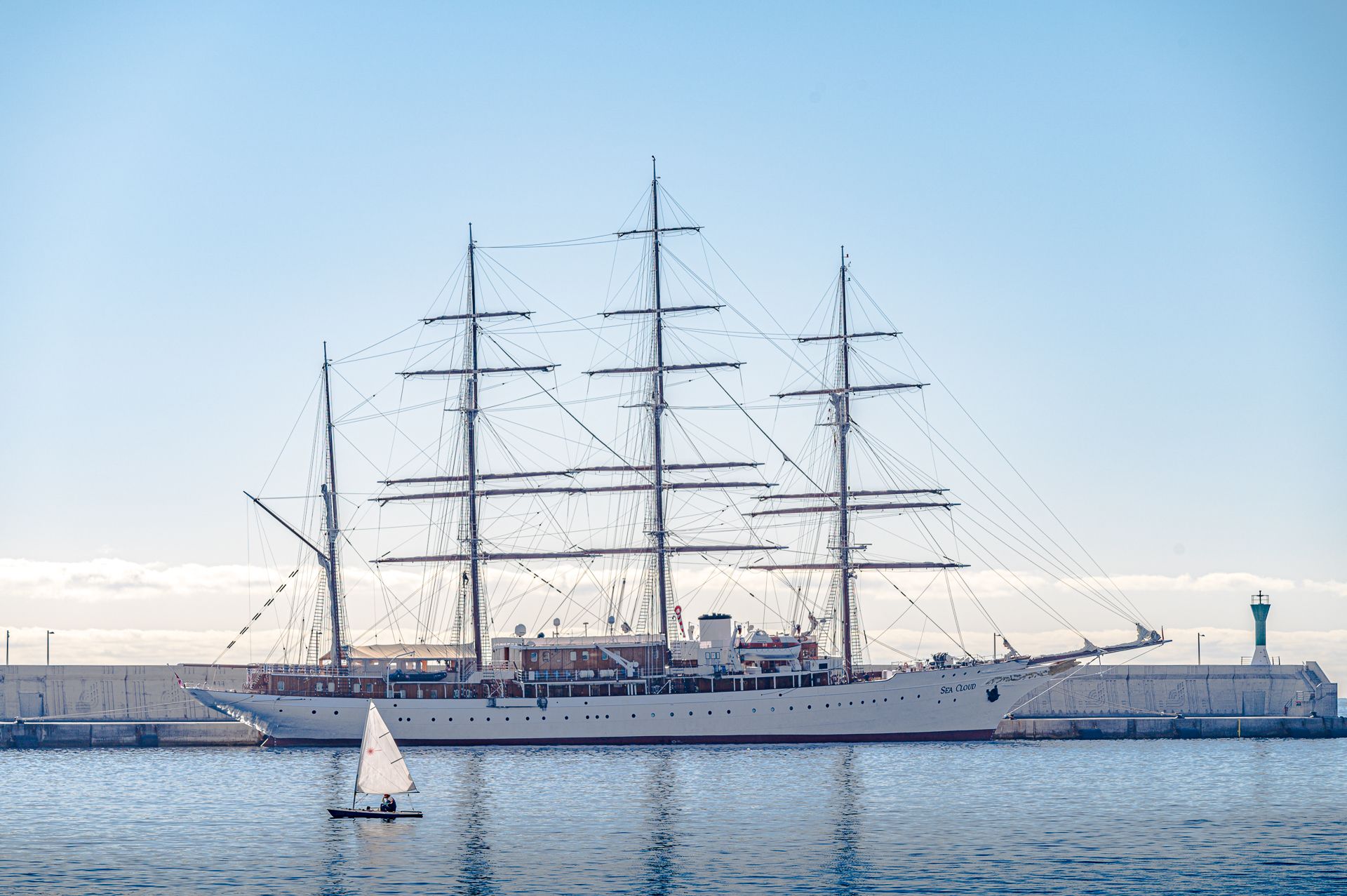 segeln - klein iund groß