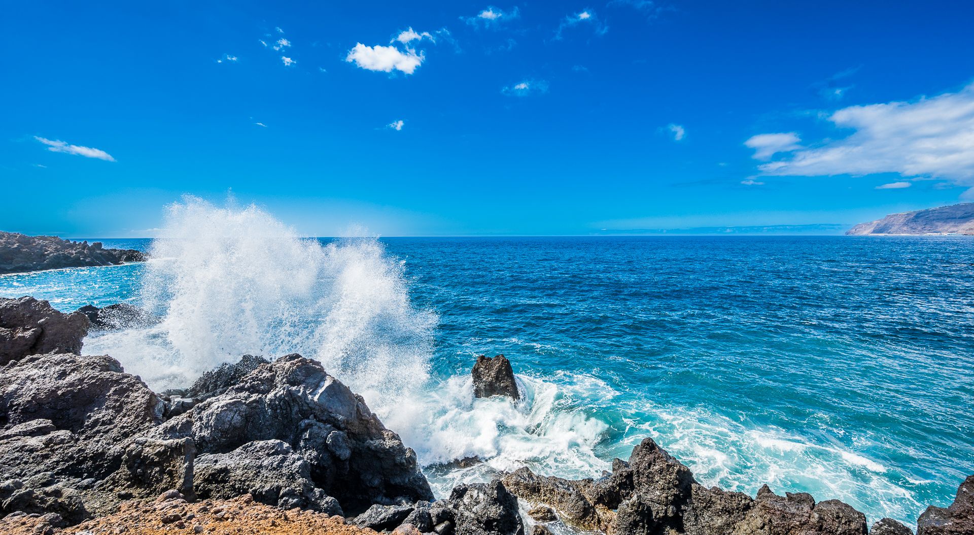 Hier ist das Wasser bei der Arbeit