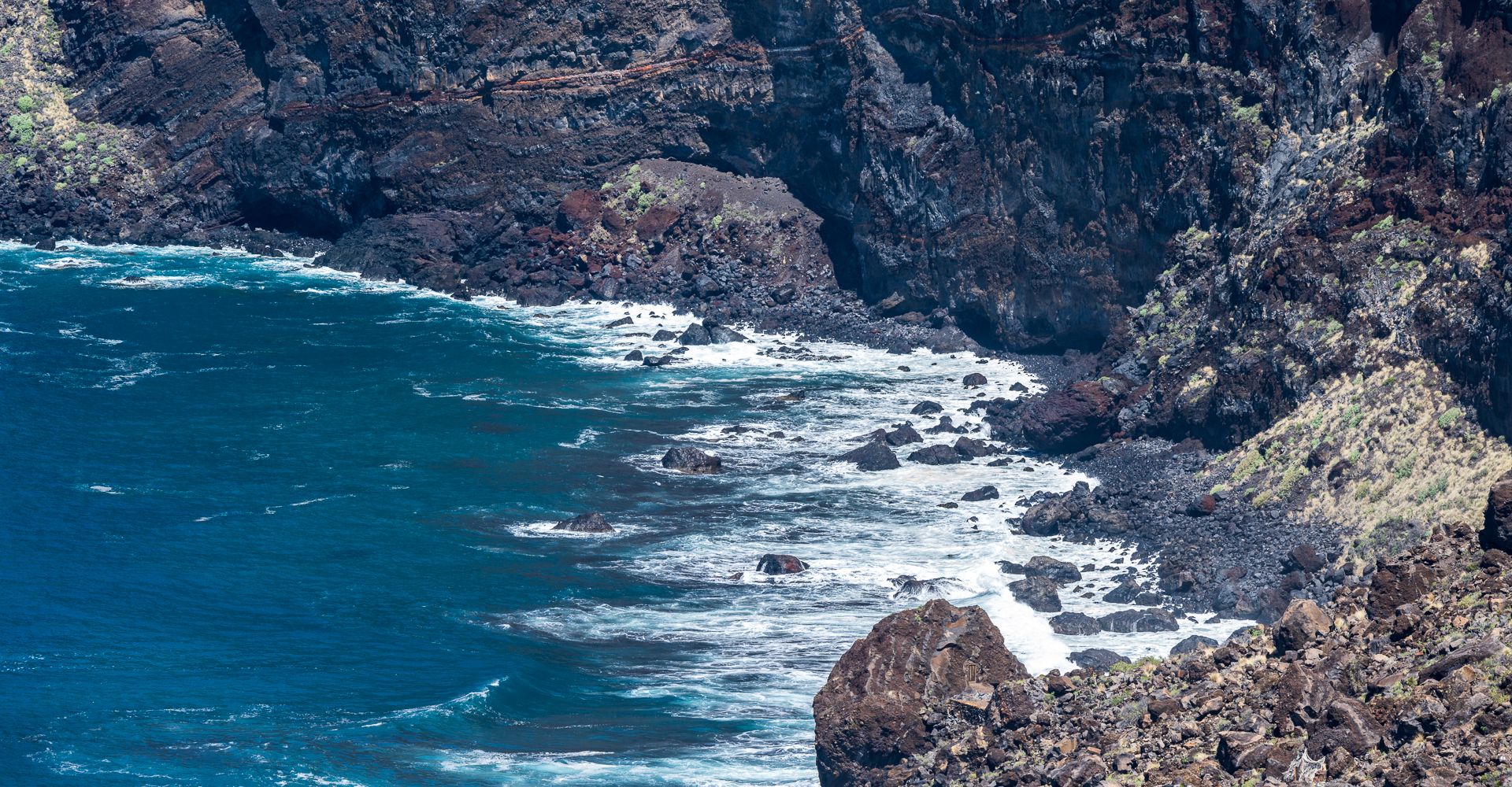 Felsküste im Westen La Palmas