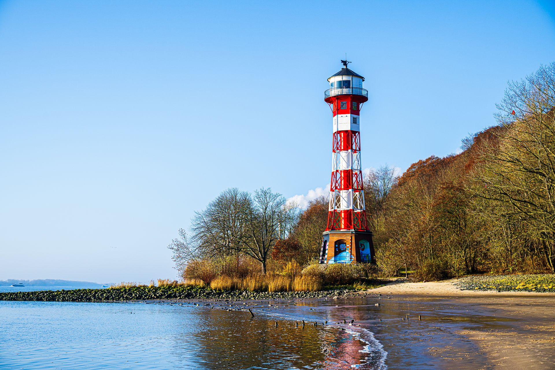 Leuchtturm Rissen Unterfeuer