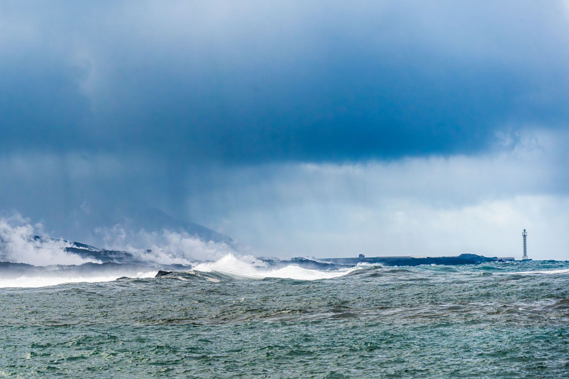 Die Regenfront kommt