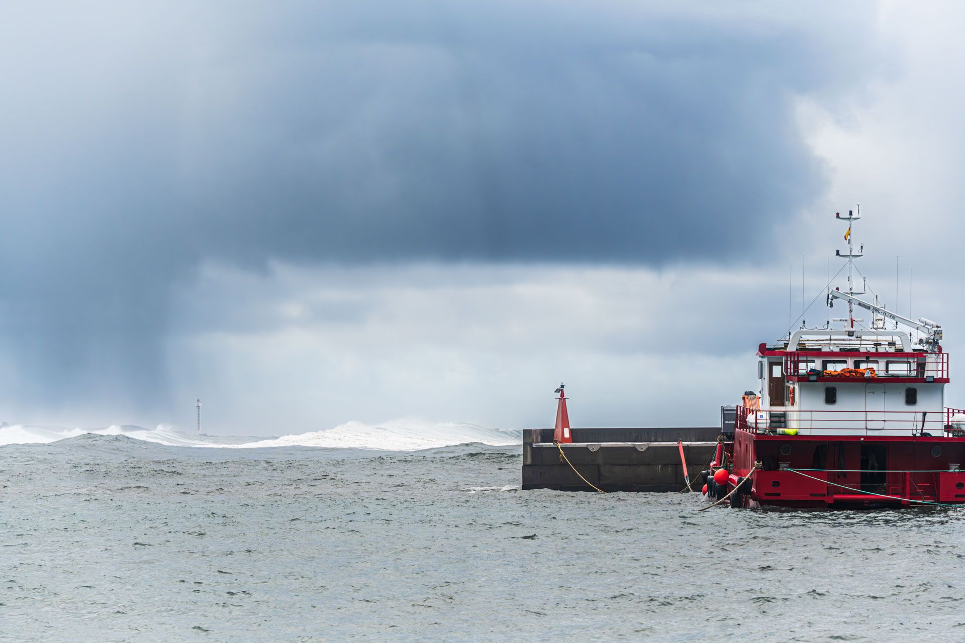 Die Regenfront kommt